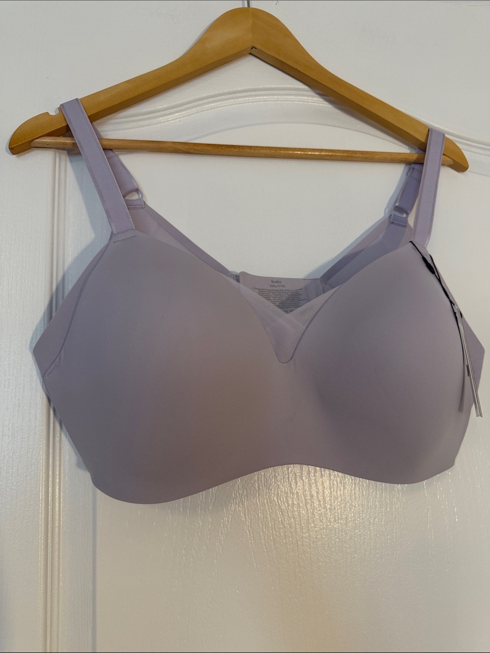Knix Shape & Smooth Wireless Bra Dusty Lilac Purple XXL NWT